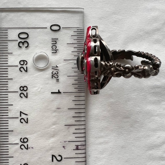 Gucci crystal flower ring size 14 - Picture 6 of 11